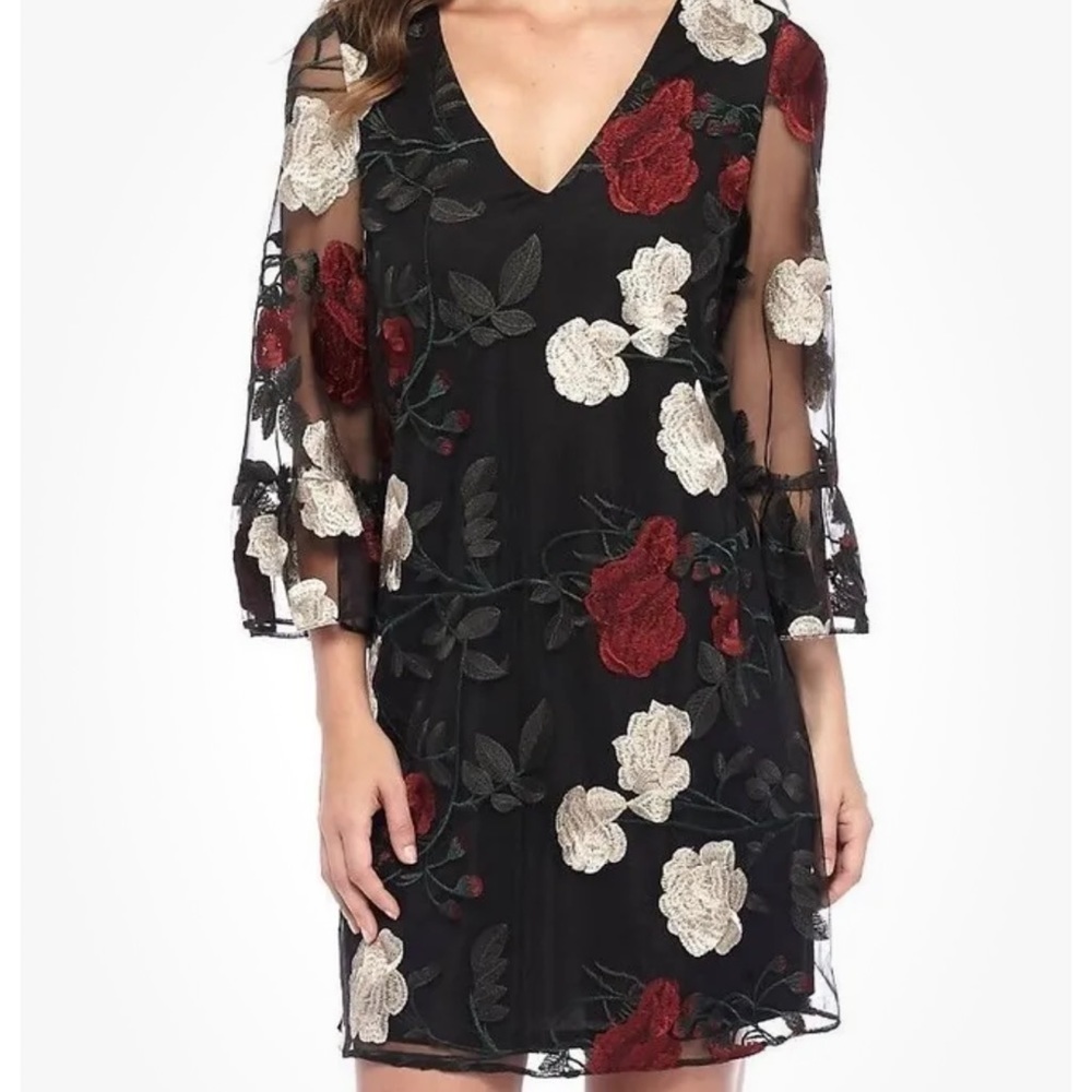 Label by Twelve Floral Embroidered Dress 12